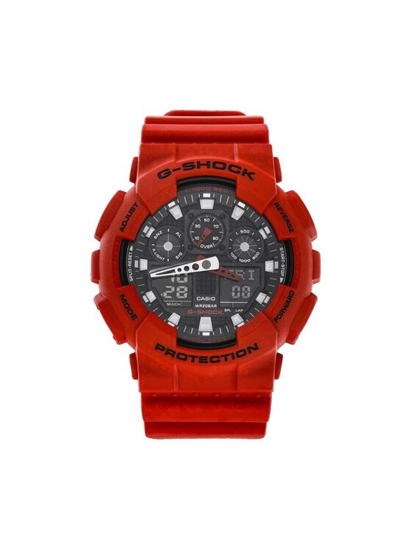 G-Shock G-Shock Часовник GA-100B-4AER Червен