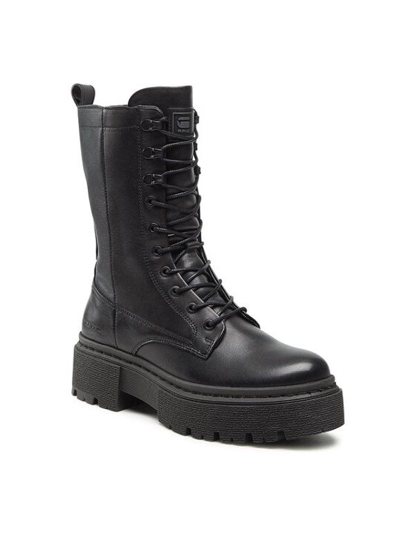 G-Star Raw G-Star Raw Боти Kafey Pfm Hgh Lea Dnm W 2241 021824 Черен
