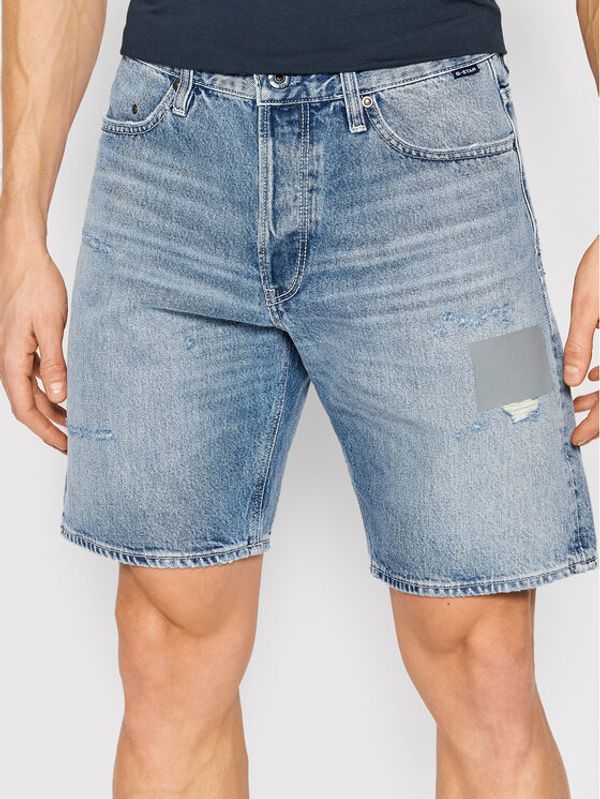 G-Star Raw G-Star Raw Дънкови шорти Guard D20776-C967-C948 Син Regular Fit