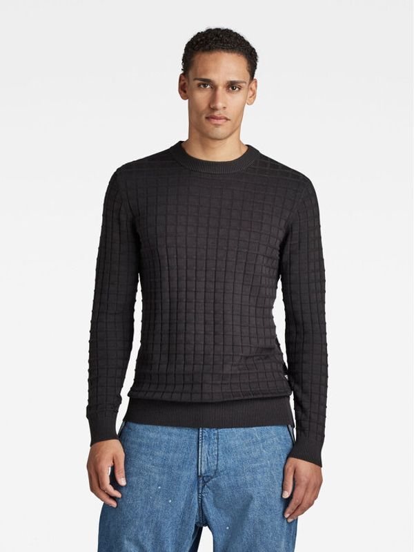 G-Star Raw G-Star Raw Пуловер D22348-D167-6484 Черен Slim Fit