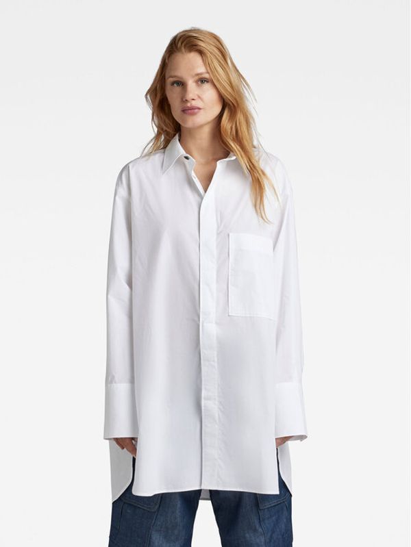 G-Star Raw G-Star Raw Риза D22492-4481-110 Бял Oversize