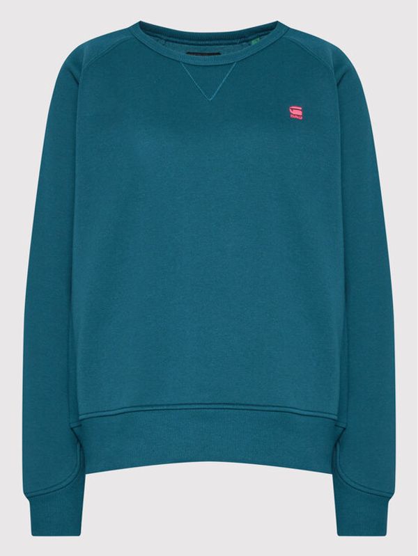 G-Star Raw G-Star Raw Суитшърт Premium Core 2.0 D21253-C235-1861 Син Regular Fit