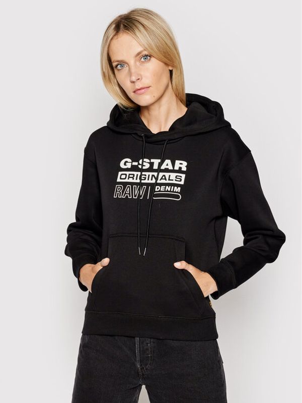 G-Star Raw G-Star Raw Суитшърт Premium Core D20760-C235-6484 Черен Regular Fit
