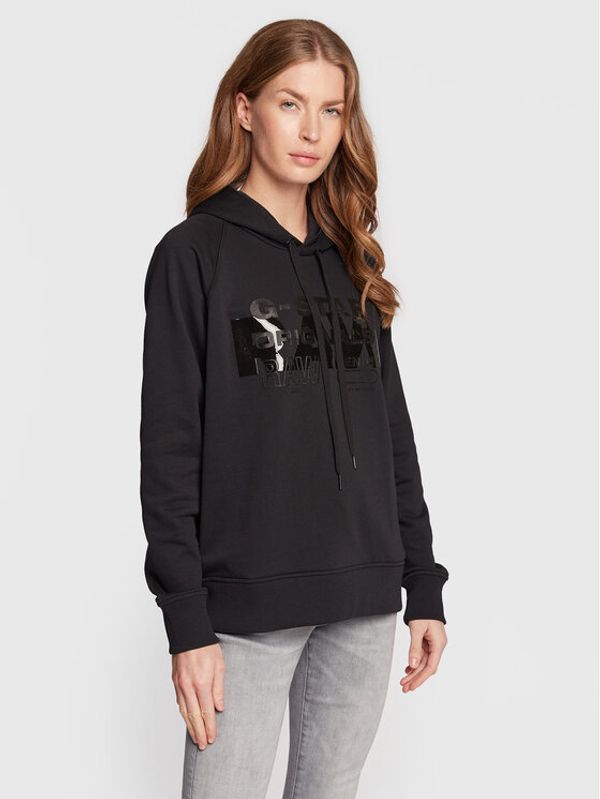 G-Star Raw G-Star Raw Суитшърт Raglan D22117-A613-D301 Черен Regular Fit