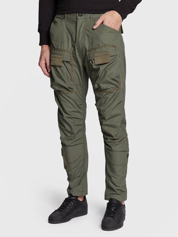 G-Star Raw G-Star Raw Текстилни панталони 3D Cargo D19756-A790-8165 Зелен Regular Fit