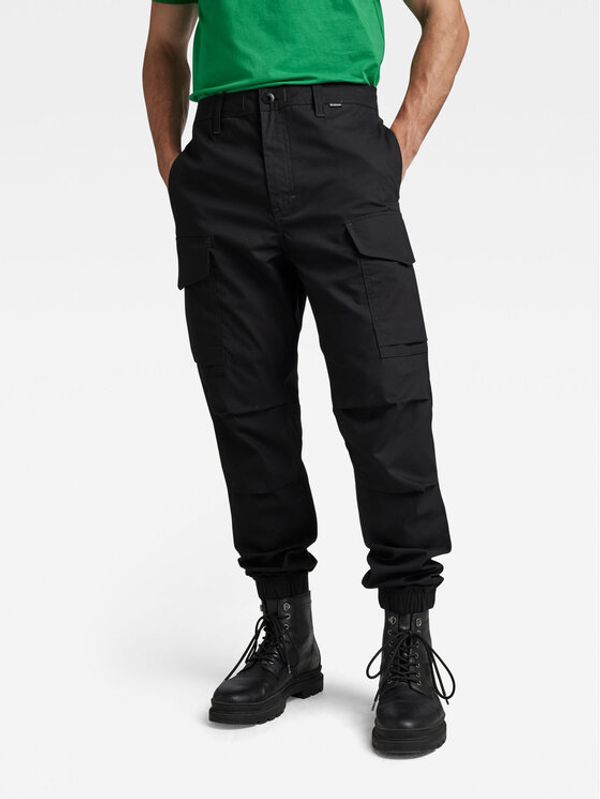 G-Star Raw G-Star Raw Текстилни панталони D22556-D387-6484 Черен Tapered Fit