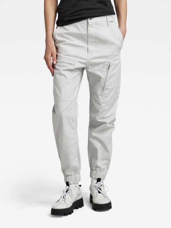 G-Star Raw G-Star Raw Текстилни панталони D22884-D387-D607 Екрю Boyfriend Fit