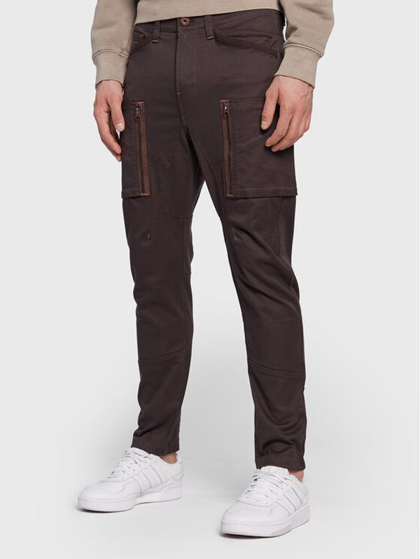 G-Star Raw G-Star Raw Текстилни панталони Zip Pocket 3D D21975-C105-0028 Кафяв Skinny Fit