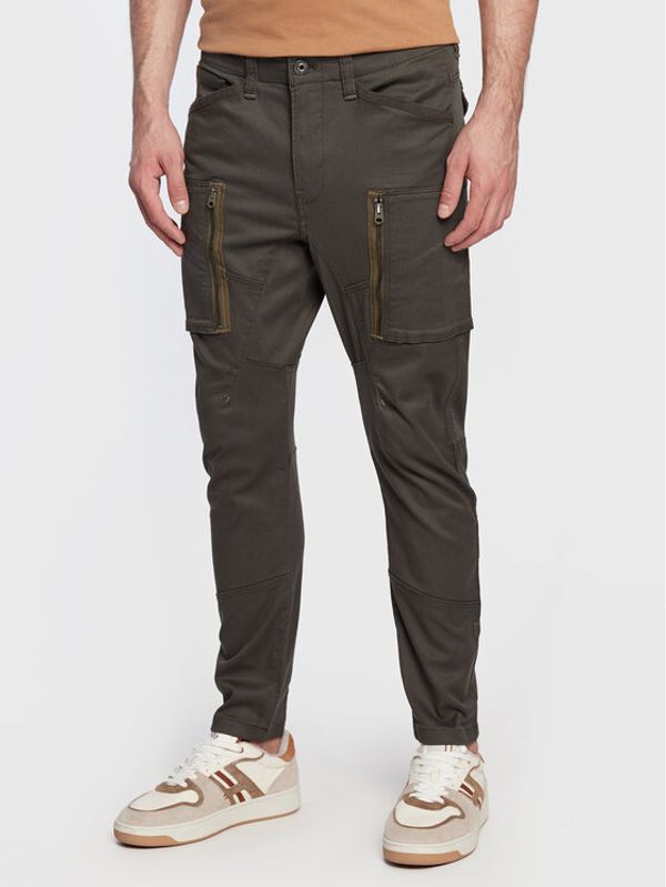 G-Star Raw G-Star Raw Текстилни панталони Zip Pocket 3D D21975-C105-995 Сив Skinny Fit