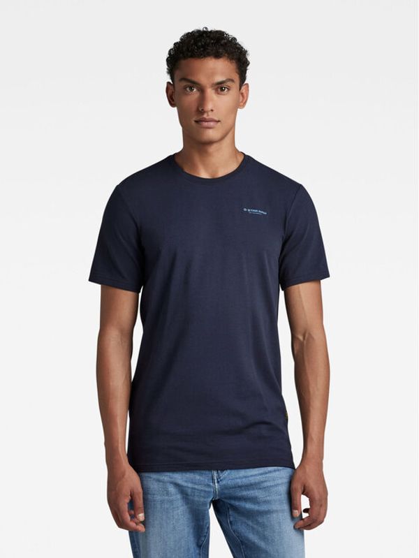 G-Star Raw G-Star Raw Тишърт D19070-C723-C742 Тъмносин Slim Fit