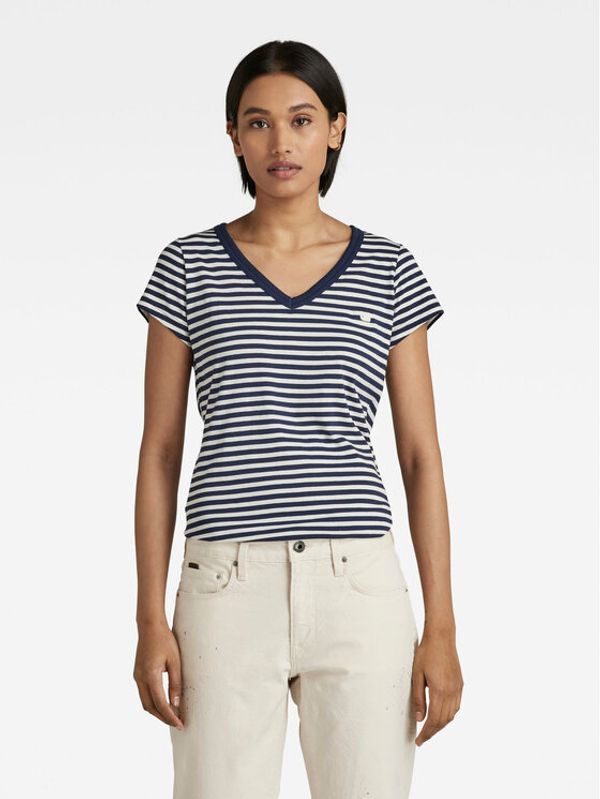 G-Star Raw G-Star Raw Тишърт D21314-D244-8099 Тъмносин Regular Fit