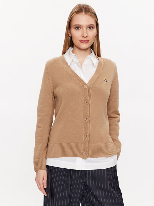 Gant Gant Кардиган Icon 4803131 Кафяв Regular Fit