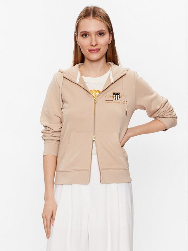 Gant Gant Суитшърт Archive Shield 4204689 Бежов Regular Fit