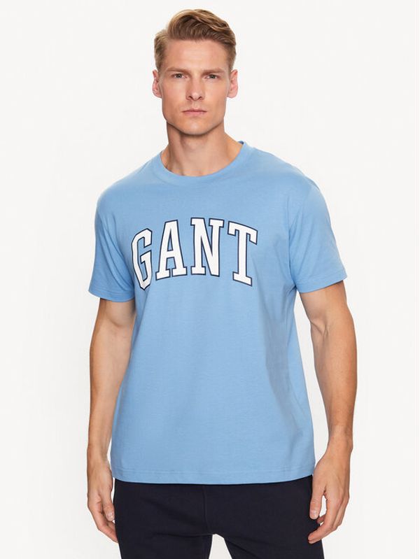 Gant Gant Тишърт 2003181 Син Regular Fit
