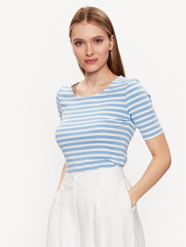 Gant Gant Тишърт Striped 4203432 Син Slim Fit