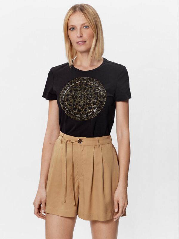 Gaudi Gaudi Тишърт 311BD64001 Черен Regular Fit