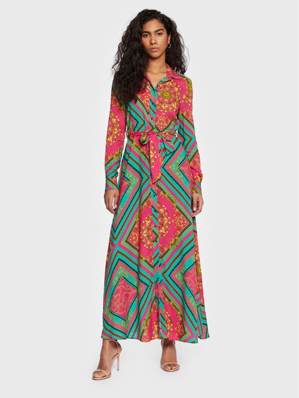 Gaudi Jeans Gaudi Jeans Рокля тип риза 311BD15004 Цветен Regular Fit