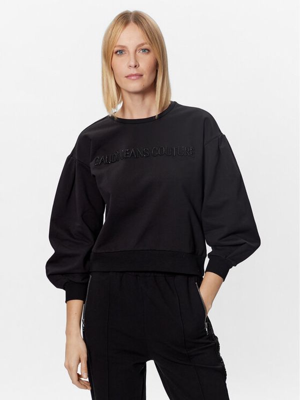 Gaudi Jeans Gaudi Jeans Суитшърт 311BD64019 Черен Regular Fit