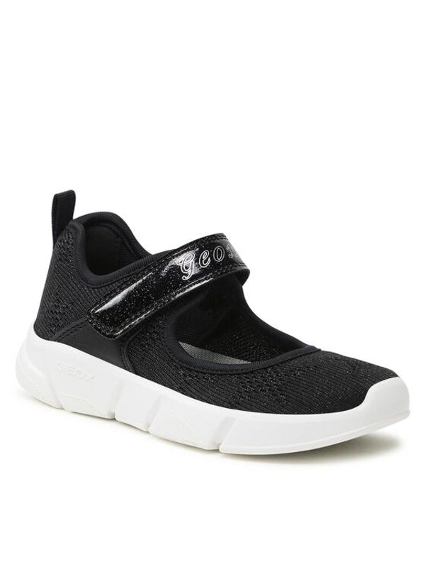 Geox Geox Балеринки J Aril Girl J35DLF07QBCC9999 S Черен