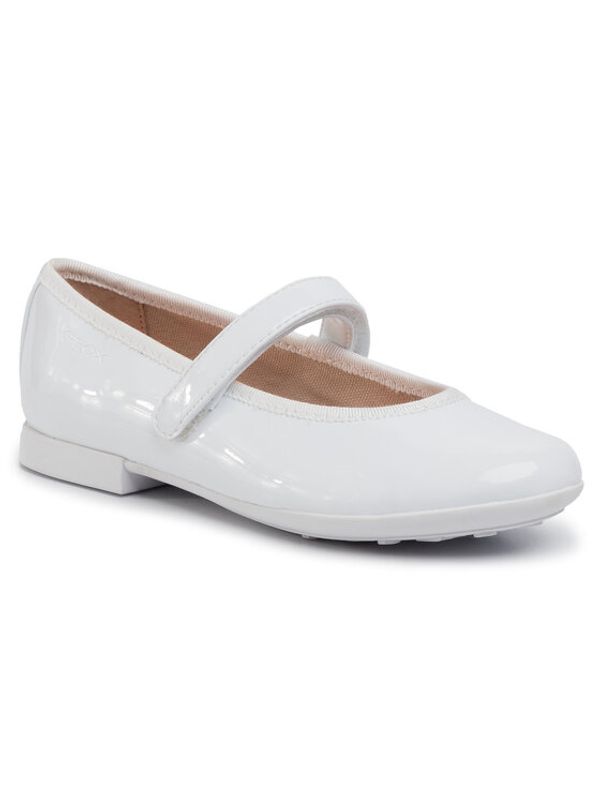 Geox Geox Балеринки J Plie' A J0255A 000HH C1000 S Бял