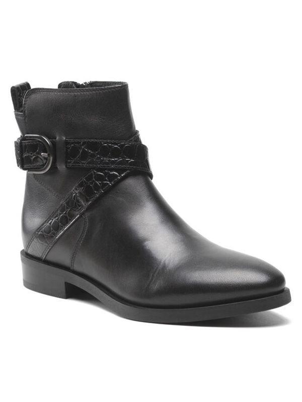 Geox Geox Боти D Brogue D D262UD 04340 C9999 Черен