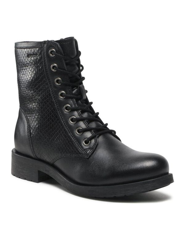 Geox Geox Боти D Rawelle A D046RA 0TU41 C9999 Черен