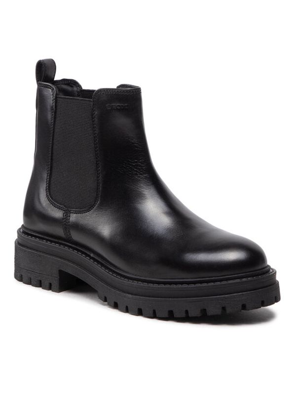 Geox Geox Боти тип челси D Iridea P D26HRP 00043 C9999 Черен