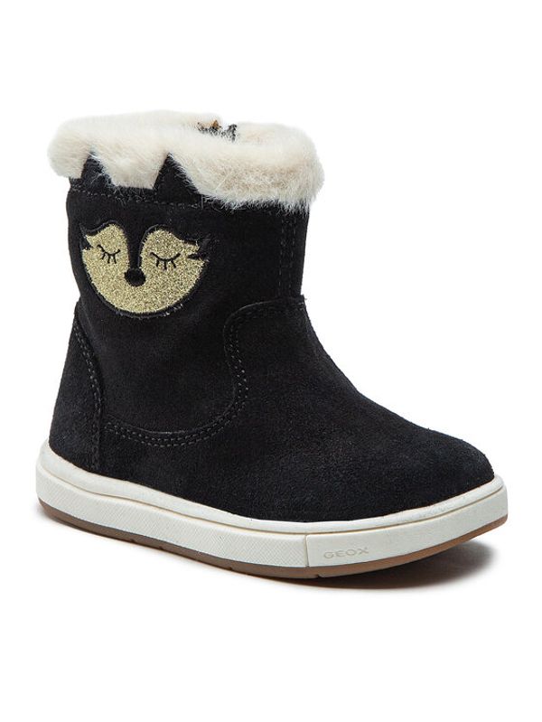 Geox Geox Ботуши B Trottola G. A B264AA 00022 C9999 M Черен