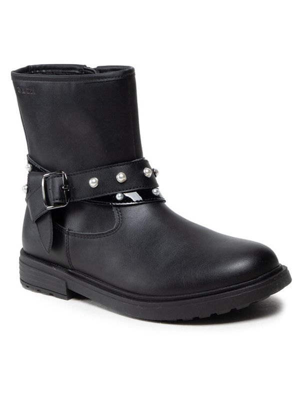 Geox Geox Ботуши J Eclair G.E J269QE 000BC C9999 D Черен