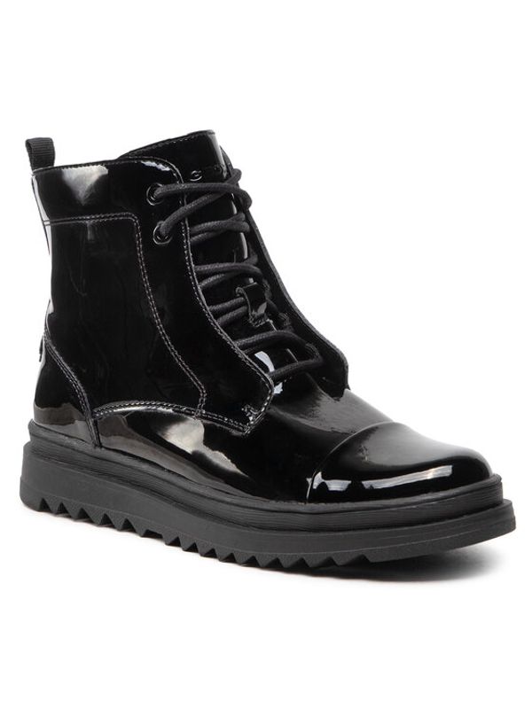 Geox Geox Ботуши J Gillyjaw G. B J267XB 000HH C9999 D Черен