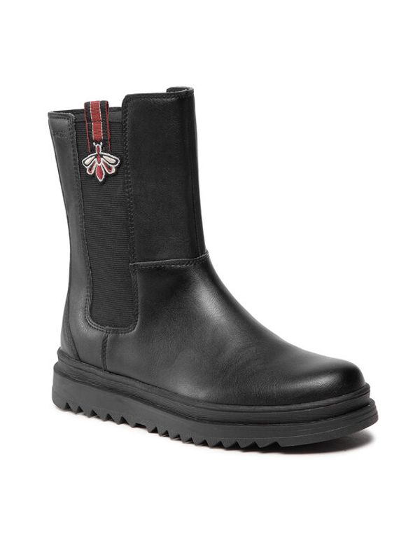 Geox Geox Ботуши J Gillyjaw G. D J267XD 000BC C9999 D Черен