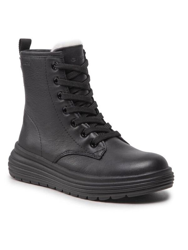 Geox Geox Ботуши J Phaolae G. D J16ETD 000T5 C9999 S Черен