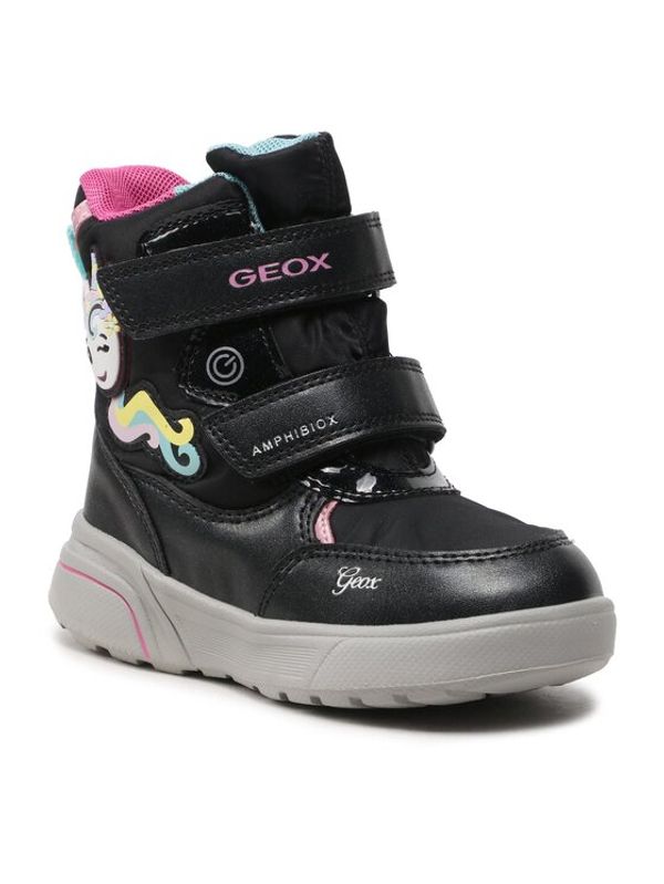 Geox Geox Ботуши J Sveggen G.B Abx A J268AA 0FUNF C9240 M Черен