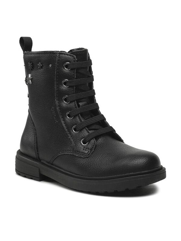 Geox Geox Ботуши Jr Eclair J169QQ 00054 C9999 S Черен
