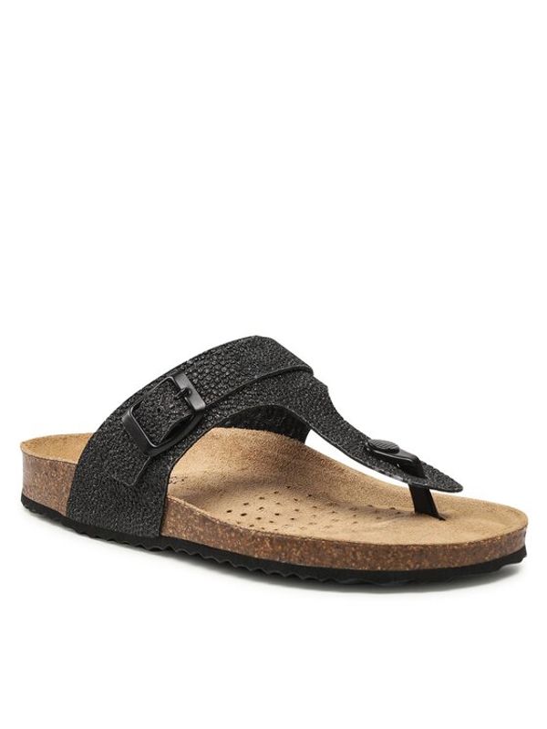 Geox Geox Джапанки D Brionia K D35LSK 000CF C9999 Черен