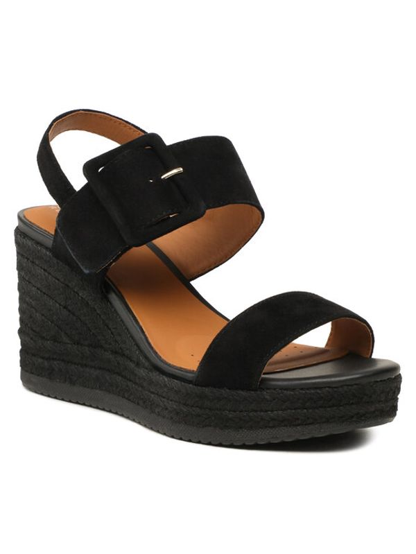 Geox Geox Еспадрили D Ponza B D35GVB 00021 C9999 Черен