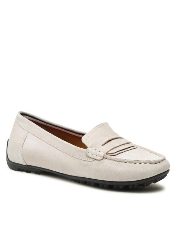 Geox Geox Мокасини D Kosmopolis + Grip D35RCA00021C1002 Бял