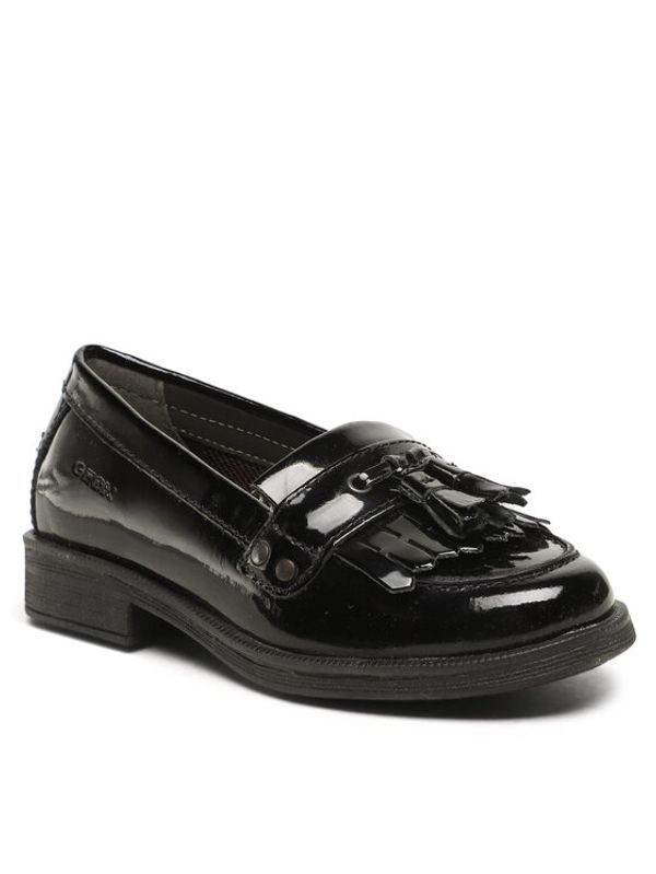 Geox Geox Мокасини Jr Agata A J4449A 00066 C9999 M Черен