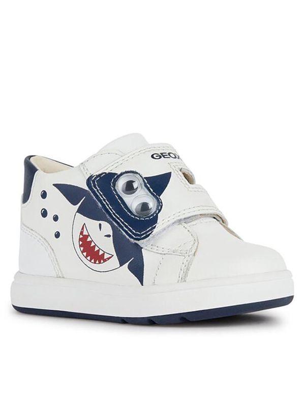 Geox Geox Обувки B Biglia Boy B354DC08554C0899 Бял