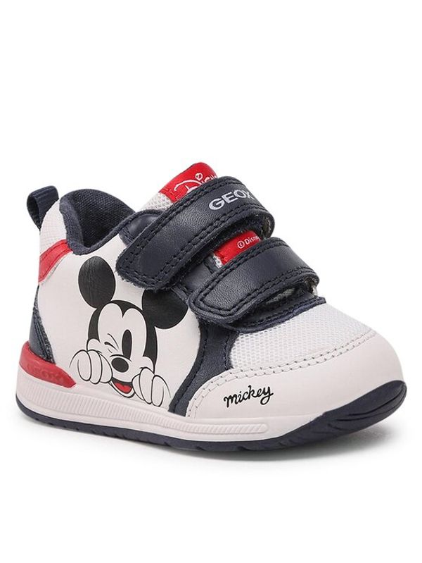 Geox Geox Обувки B Rishon Boy B350RB08554C0899 Бял