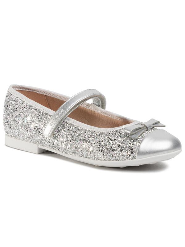 Geox Geox Обувки J Plie' A J8255A 0EWNF C1007 S Сребрист