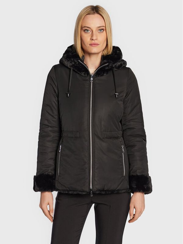 Geox Geox Преходно яке Kaula W2620E TC164 F0284 Черен Regular Fit