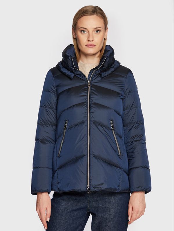 Geox Geox Пухено яке Adrya W2626A T2566 F4475 Тъмносин Regular Fit