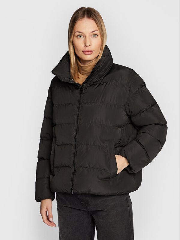 Geox Geox Пухено яке Anylla W2628C-T2506 Черен Regular Fit