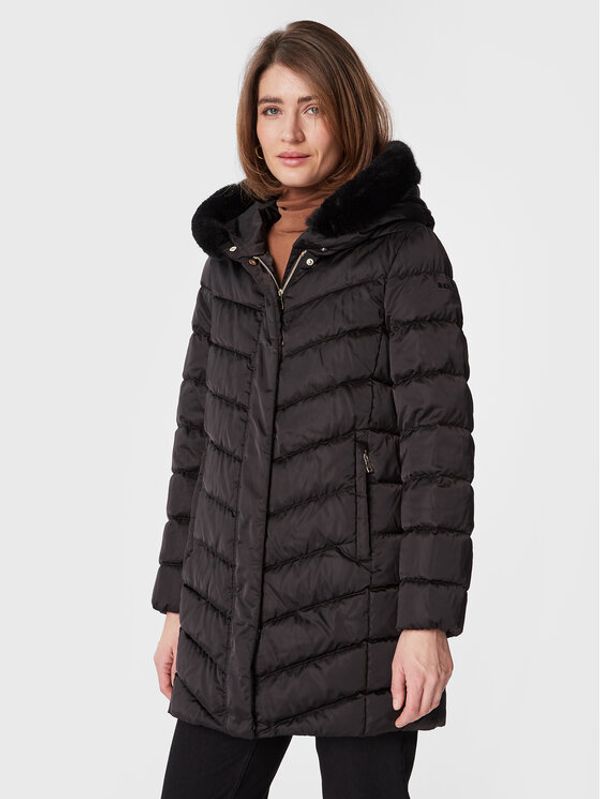 Geox Geox Пухено яке Chloo W2625N T2655 F9000 Черен Regular Fit