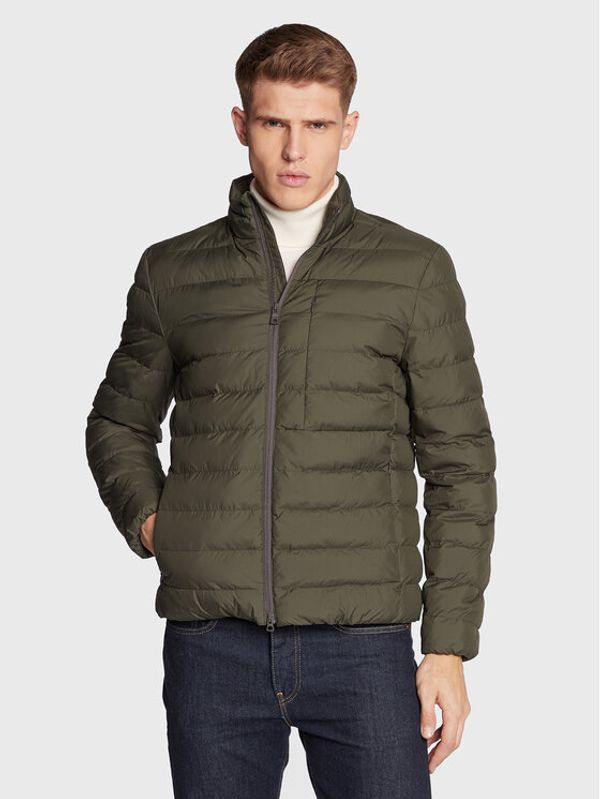 Geox Geox Пухено яке Dennie M2628E T2937 F3353 Зелен Regular Fit