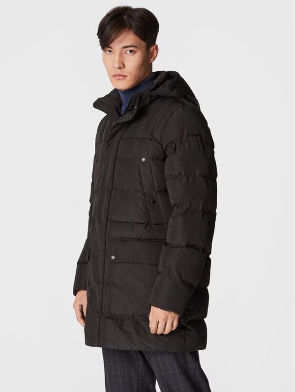 Geox Geox Пухено яке Hilstone M2628B T2941 F9000 Черен Regular Fit