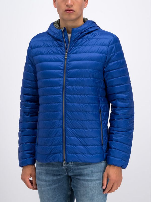 Geox Geox Пухено яке M Warrens Hood Jkt M9225B T2449 F4454 Син Regular Fit