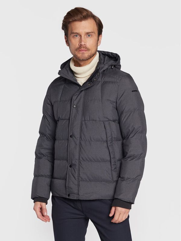 Geox Geox Пухено яке Sanford M2628U T2667 F1620 Сив Regular Fit