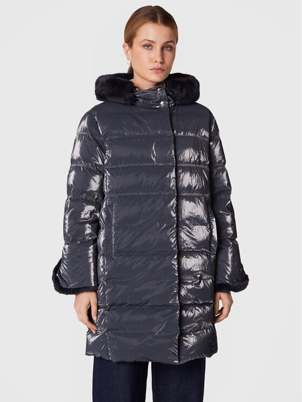 Geox Geox Пухено яке Skyley W2626W T2957 F4569 Тъмносин Regular Fit